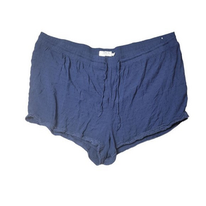Torrid First At Fit Womens Plus Size 4 Navy Blue Lined‎ Soft Shorts